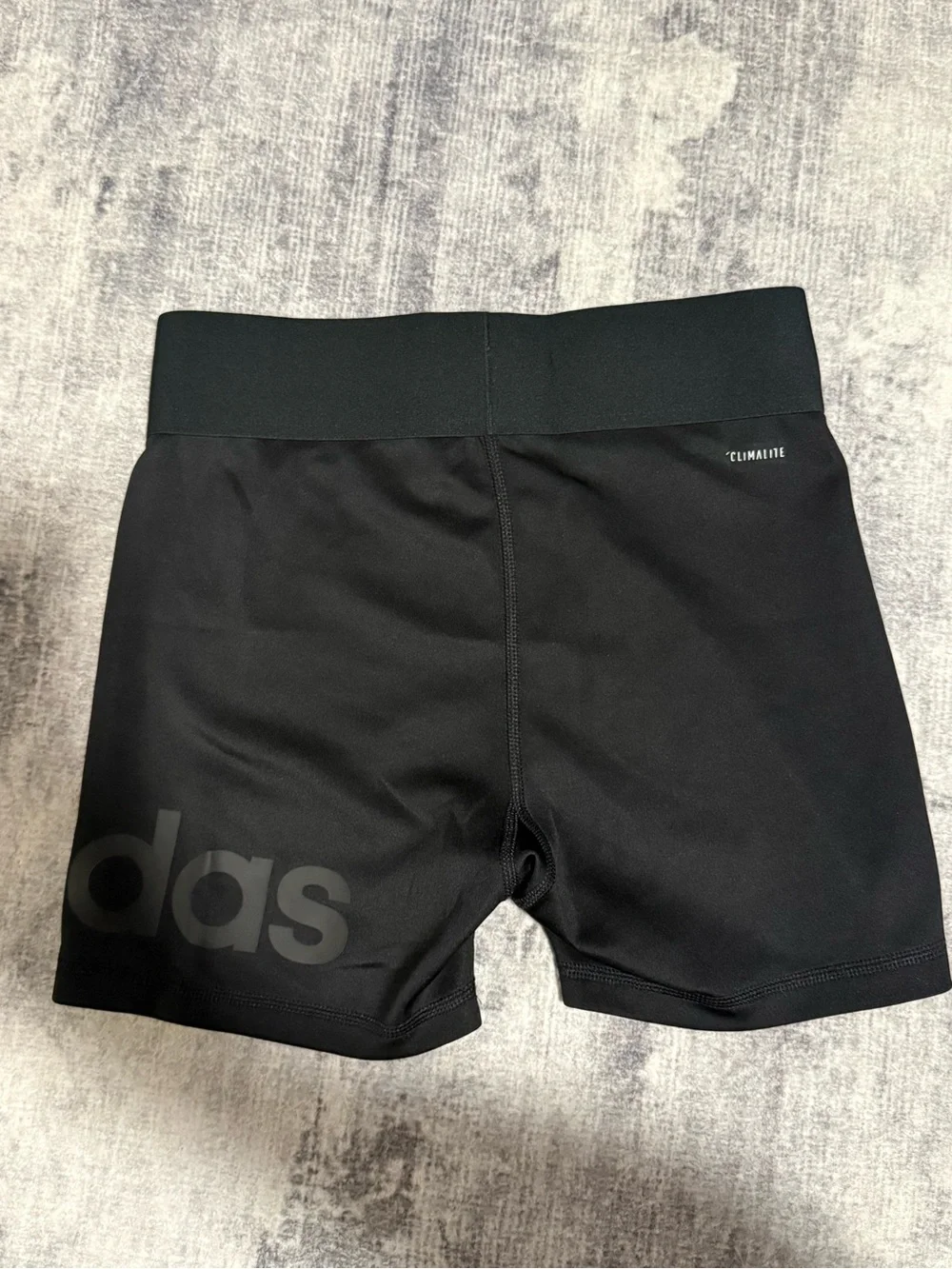 adidas Black Kids Climalite Athletic Bike Shorts